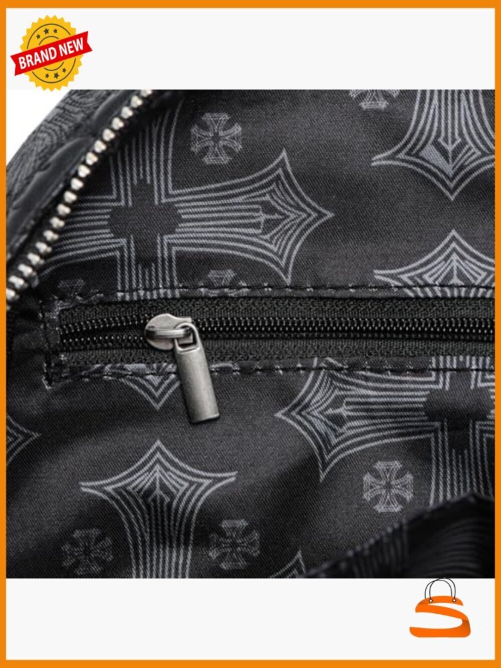 Vegan Leather Bowling Bag Crossbody Top Handle Purse Y2K - Picture 2 of 7